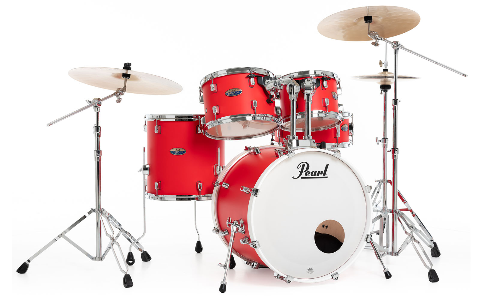 New finish for Decade Maple: Matte Racing Red | パール楽器【公式サイト】Pearl Drums